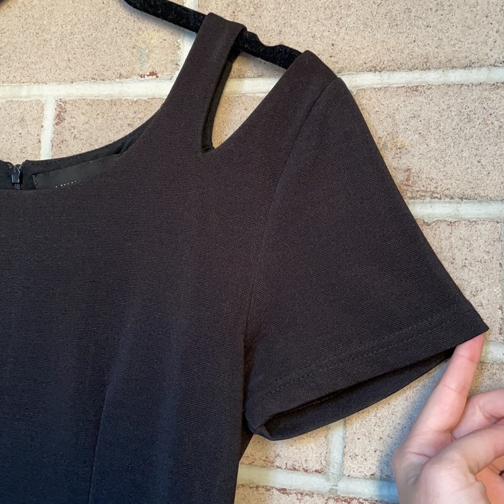 MINKPINK Black Pleated A-Line Dress - Picture 2 of 7
